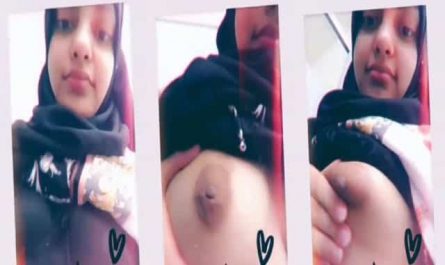 Cute Sexy Hijabi Girl Shows Her Big Boobs On Cam