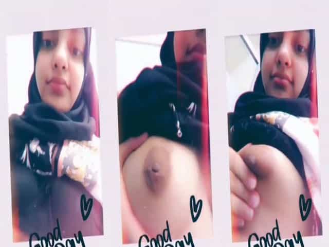 Cute Sexy Hijabi Girl Shows Her Big Boobs On Cam