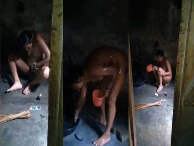 Dehati Bhabhi Nude Bath MMS Clip Leaked
