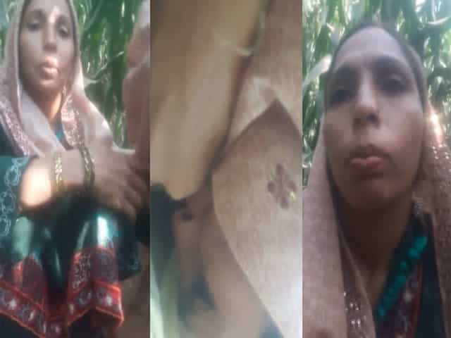Pakistani Dehati Aunty Outdoor Fuck With Her Neighbor