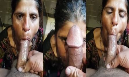 Mature Maid Dick Sucking Hardcore Hindi Blowjob MMS Video