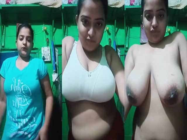 Super Sexy Busty Indian Girl Hot Boobs Show