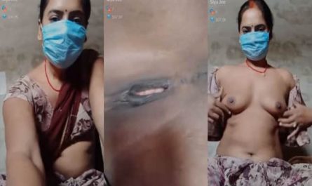 Face Masked Village Wife Live Cam Show To Earn Money Online