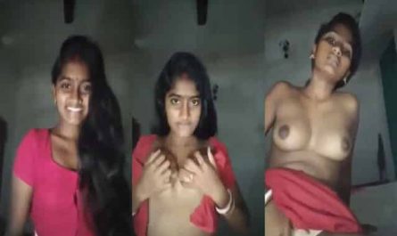 Sexy Indian Teen Housewife Revealing Her Nude Body Parts At Home