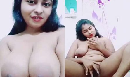 Sexy Busty Bengali Bitch Fingering Her Pussy Selfie MMS