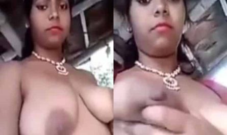 Cheating Busty Bengali Village Wife Topless Selfie Video