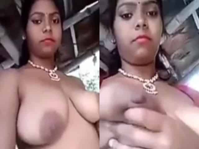 Cheating Busty Bengali Village Wife Topless Selfie Video