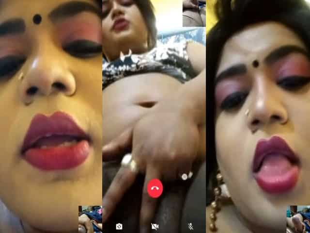 Naughty Bhabhi Fingering Pussy On Video Call Sex With Her Secret Lover