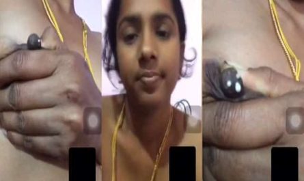 Sexy Tamil Milking Wife Selfie MMS Video