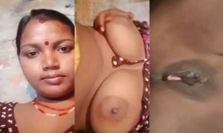 Tribal Indian Busty Wife Showing Her Private Body Parts