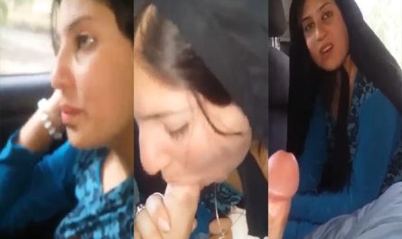 Beautiful Pathani Girl Car Dick Sucking Video With Her Boyfriend