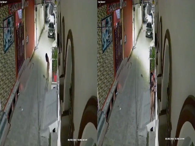 Desi Girl Caught Nude Outdoor On CCTV Cam Footage
