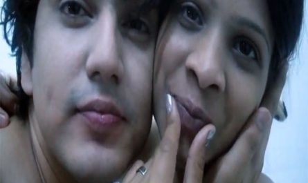 Desi Guy With Cute Girlfriend Together In A Romantic Mood
