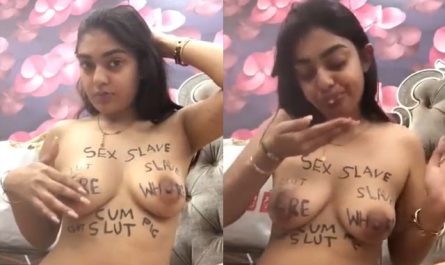 Naughty Desi Beautiful Sex Slave Girl Nude MMS