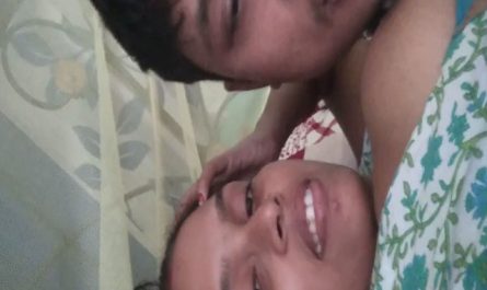 Dehati Lovers Romancing In Bed Selfie Hot Video