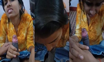 Desi Salesgirl Sucking Dick POV Video Inside The Toilet