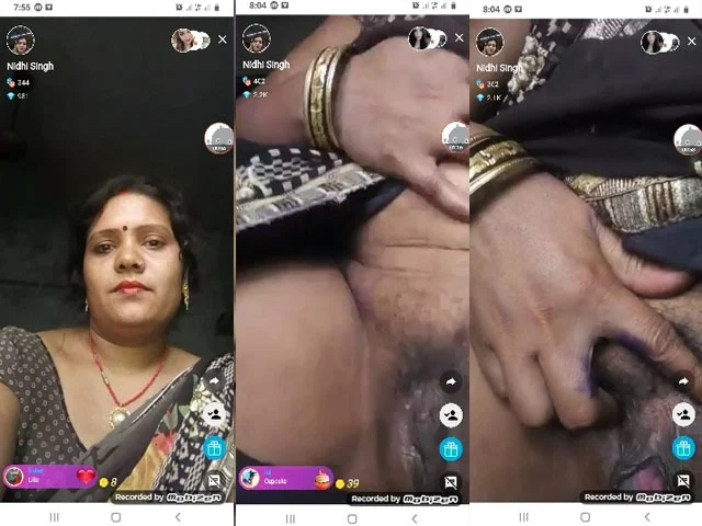Nidhi Bhabhi Hot Live Cam Pussy Show