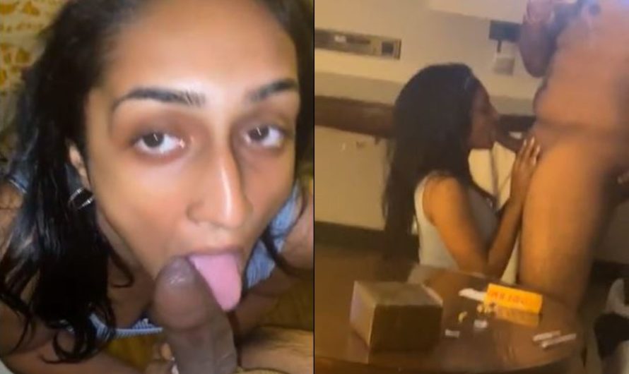 Sexy Lankan Girl Hard Cock Deepthroat Blowjob