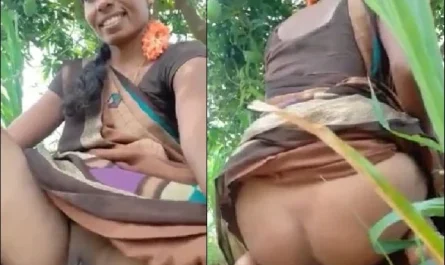 Telugu Wife Showing Her Ass And Pussy In Cam Outdoors