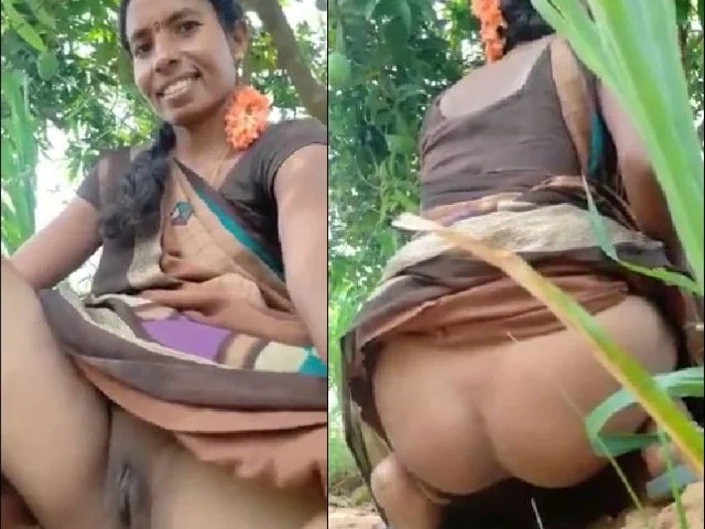Telugu Wife Showing Her Ass And Pussy In Cam Outdoors