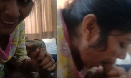 Local Desi Maid Bhabhi Sucking Dick Of Her Pervert House Owner