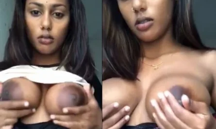 Sexy Cute Tamil Girl Showing Busty Big Boobs