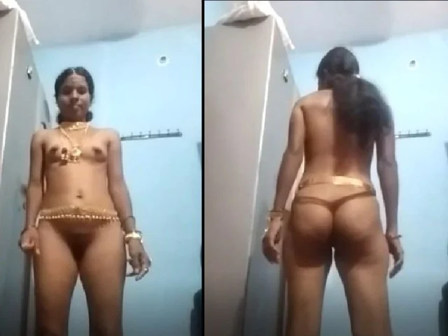 Telegu Slim Wife Full Nude Show For Her TikTok Lover