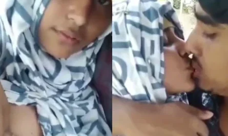 Bangla Beautiful Hijabi Girl Getting Her Boob Sucked By Lover