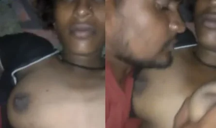 Dehati Bhabhi Getting Her Boobs Sucked By Pervert Devar