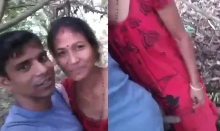 Desi Bhabhi Giving Handjob To Pervert Devar Outdoors