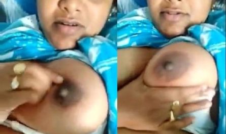 Desi Bhabhi Showing Her Huge Milking Boobs