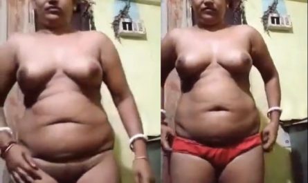 Indian Wife Making Nude Hot Video For Her Husband