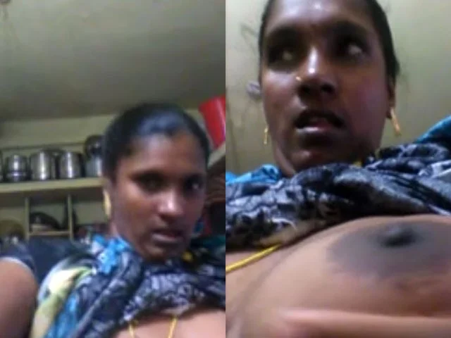 Telegu Housewife Showing Her Big Tits On VC