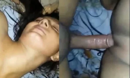 Horny Slim Indian Girl Tasting Big Dick Of BF In Her Tight Pussy