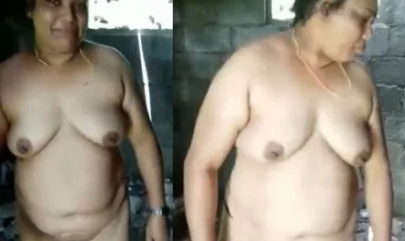 Mature Chubby Mallu Aunty Walking Nude Before Sex