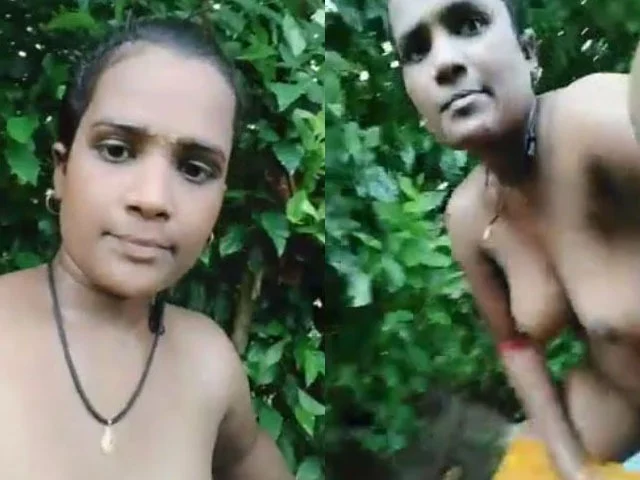 Naughty Dehati Wife Bathing Nude Outdoors Porn Video