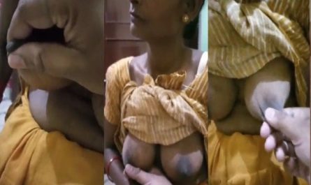 Playing With Big Boobs Of Housemaid On Cam