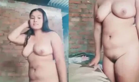 Sexy Figure Girl Nude Selfie MMS XXX