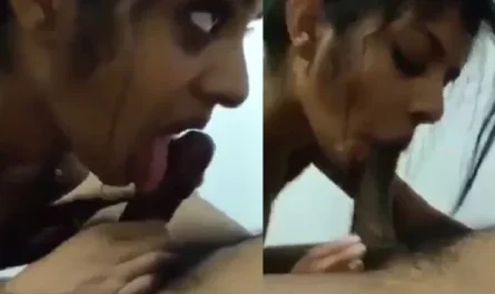 Sexy Girl Giving DeepThroat Blowjob Like A Pro