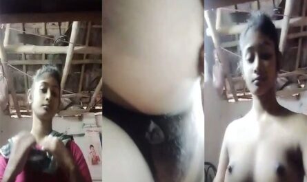 Dehati Girl Showing Her Sexy Boobs And Horny Pussy