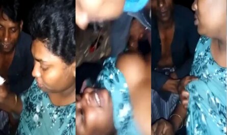 Desi Big Tits Randi Group Sex Outdoors At Night