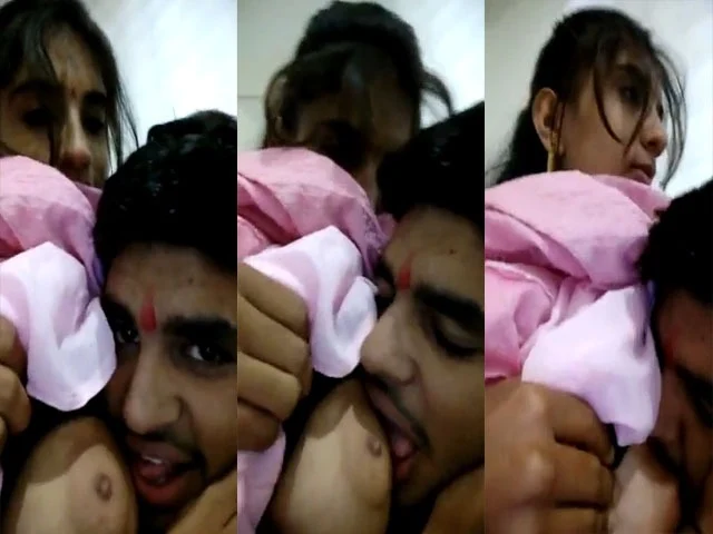 Desi Horny Lovers Boobs Sucking Act On Cam XXX