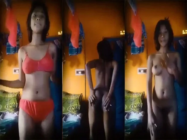 Desi Sexy Teen Girl Hot Dancing Nude On Song