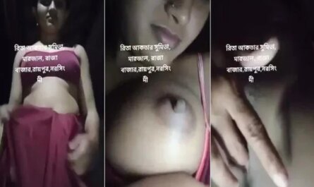 Beautiful Sexy Figure Muslim Girl Fingering Pussy