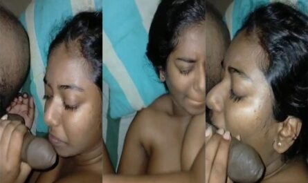 Hot Dusky Chubby Tamil Girl Giving Deep Blowjob