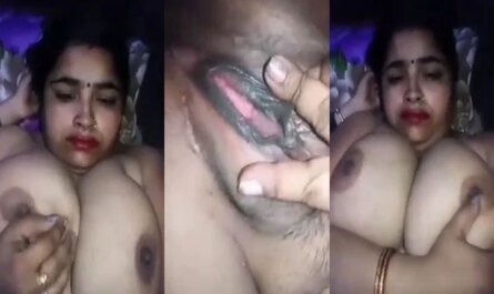 Super Busty Huge Tits Indian Wife Tiny Pussy Show