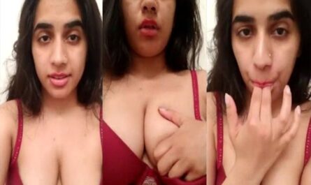 Beautiful Naughty Sexy Indian Girl Licking Her Pussy Juice