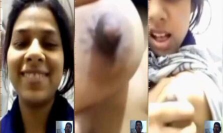 Desi Babe Showing And Playing With Boobs On Video Call