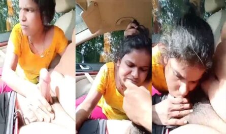 Marathi Randi Giving Deep Blowjob Inside Car For Money