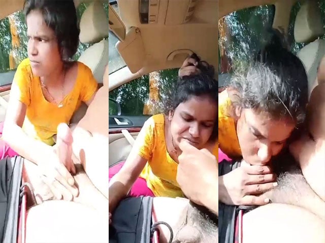 Marathi Randi Giving Deep Blowjob Inside Car For Money